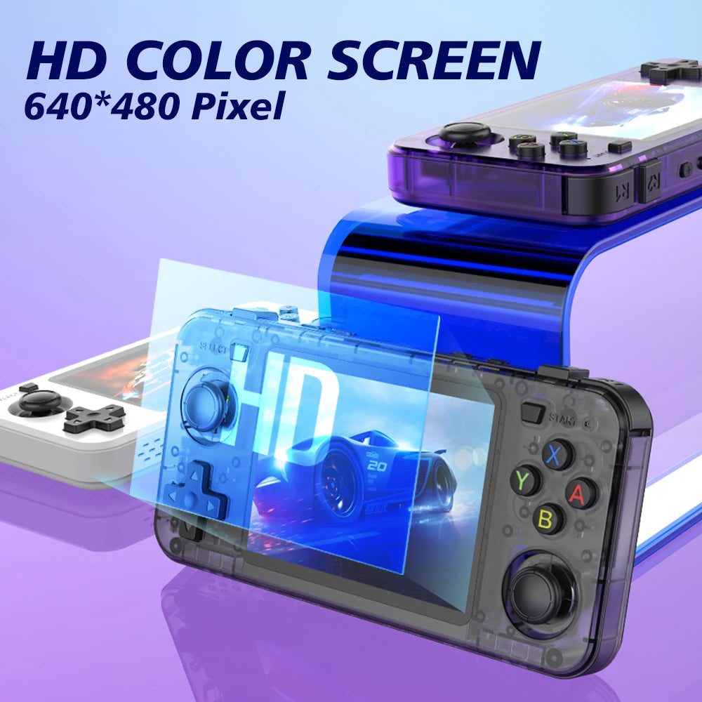R36H Retro Handheld Console Open-Source Arkos System Classic Game Consoles 3.5" IPS Screen R36S Portable Video Player Boy Gift