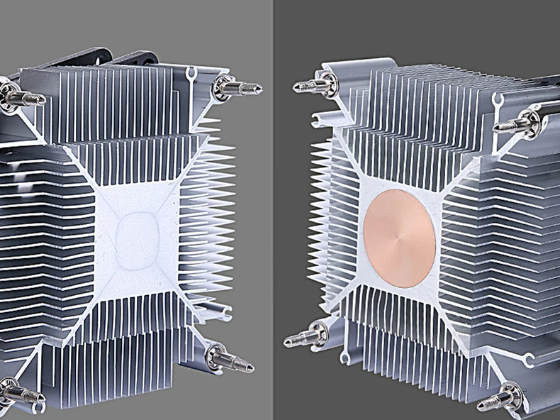 PC Efficient Copper Core/Aluminum Core Processor Cooler Cpu Fan Mute 3pin4pin PWM Air-cooled Install LGA1150 1151 1155 1156 1200