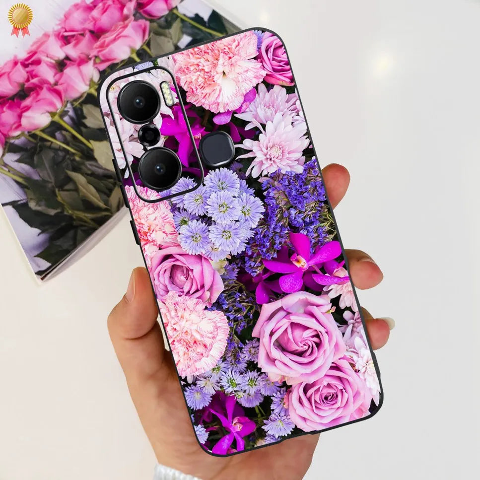 For Infinix Hot 20 Play 20i 4G Case Cute Astronaut Clear TPU Silicone Bumper Cover For Infinix Hot 20 Play 20i Phone Case Funda