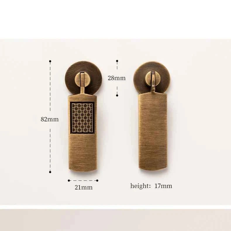 Santaya Antique Brass Handle Luxury Bronze Pull Kitchen Cabinet Handle Wardrobe Drawer Knob