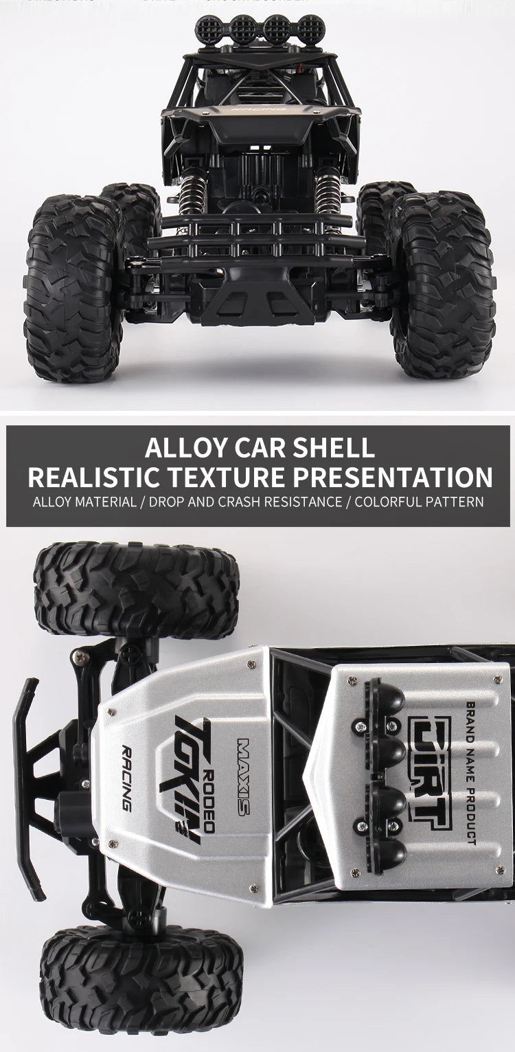 Oike RC Car Remote Control Climbing Vehicle Outdoor All Terrain 4X4 Off-road Trucks Rock Climber 4WD Buggy Racing Drift Cars Toy