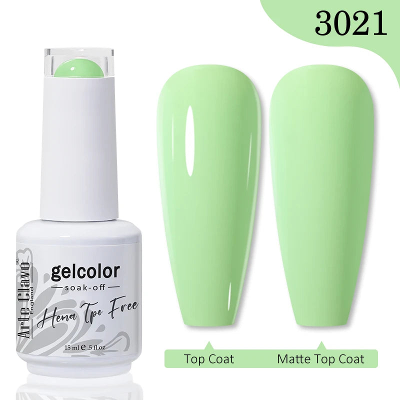 Arte Clavo TPO HEMA FREE Top Quality Discount Price 131 Colors Nail Gel Polish New Formula Nail Gel 15ml Bottle UV Gel Varnish