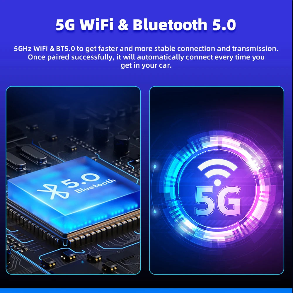 EKIY A2 Wired to Wireless Android Auto Adapter For Wired Android Auto Cars Smart Ai Box Bluetooth WiFi Spotify Auto Connect Map