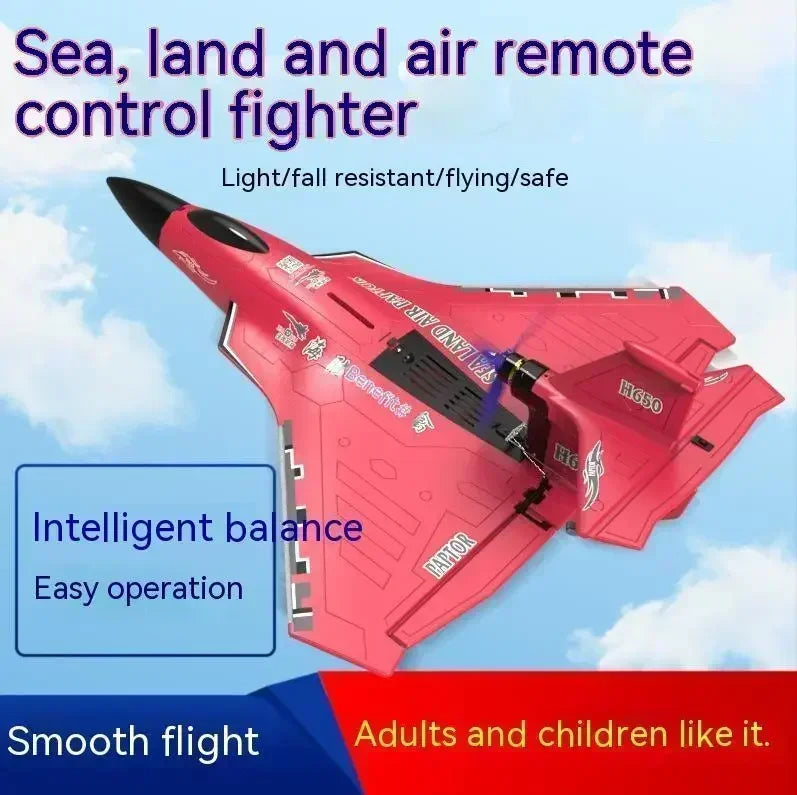 New H650 Raptor Water Land Air Fixed Wing Foam Waterproof Aircraft Brushless Motor Radio-controlled Aircraft Electric Aircraft