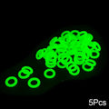 Multifunctional Outdoor Nail O-Type Silicone Luminous Ring Camping Fishing Safety Warning Supplies Camping Accessories