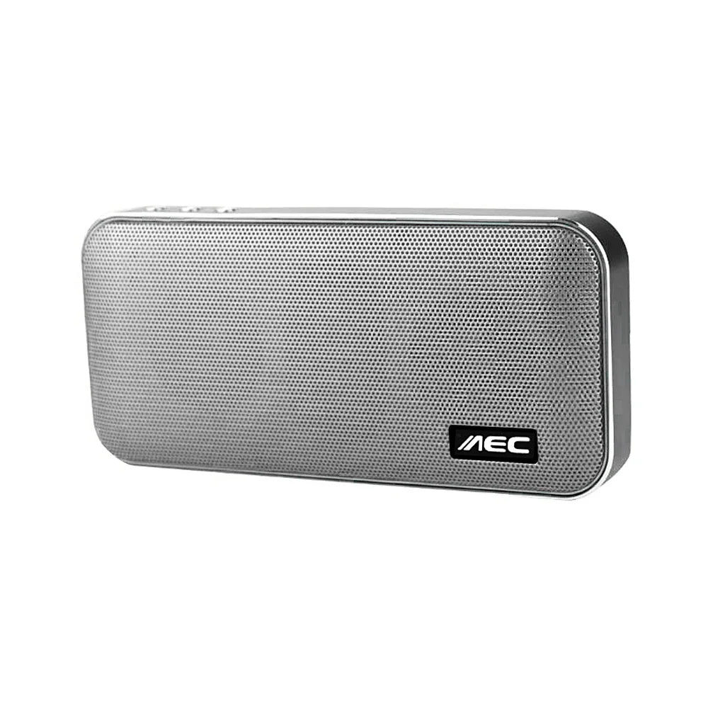 WHITE Color Portable Bluetooth Speaker Power Bank – Slim Deep Bass