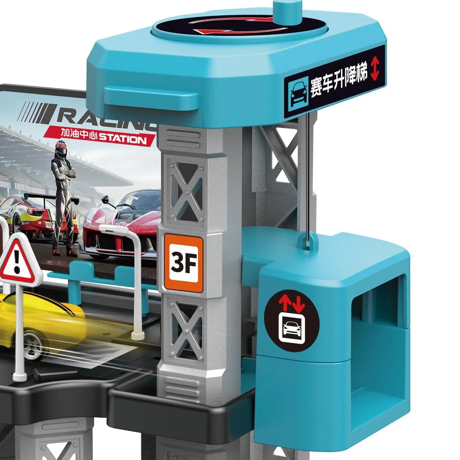 Racing Rail Car Toys Children Garage Catapult Sports Track Game Toys Kids Building Parking Baby Lot Gas Station DIY Winding Road