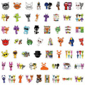 55pcs Funny Game Cartoon Incredibox Sprunki Stickers for Decorative Stationery Handbook Luggage Water Cup Laptop Sticker