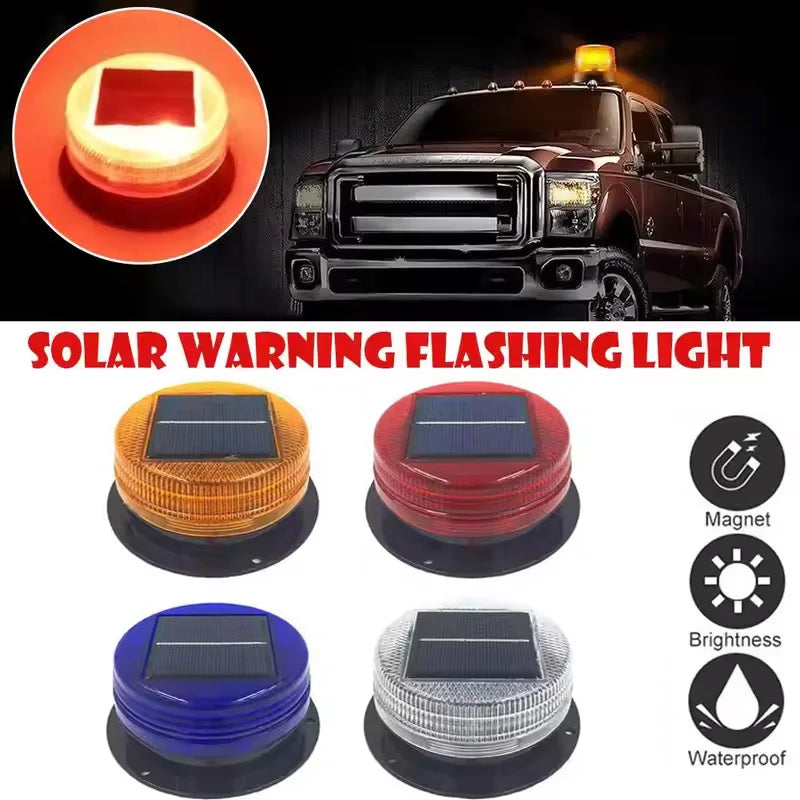 Led Car Emergency Light Flashing Light Magnetic Induction Road Accident Light Portable Strobe Warning Light