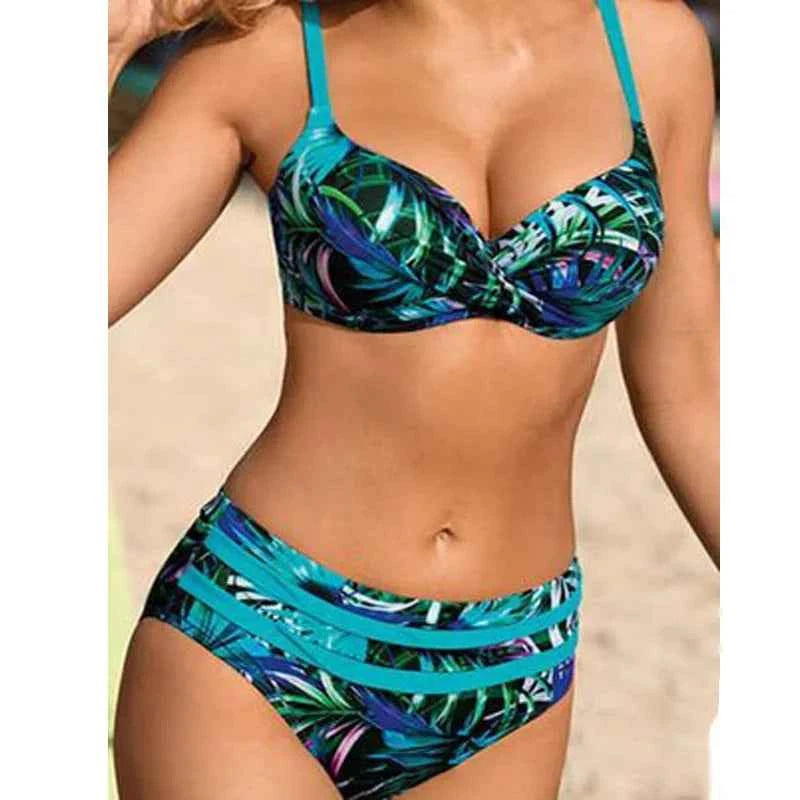 Summer Bikinis Women High Waisted Swimwear With Push Up Female Swimsuit 2026 Swimming Bathing Suit Bikini Set Beach Wear Bather