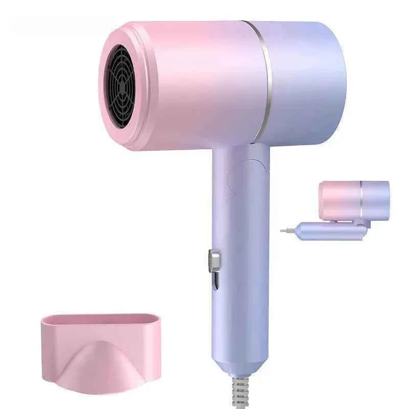 Portable Mini  Folding Hairdryer 220V-240V 750W with Carrying Bag Hot Air Anion Hair Care for Home Travel Hair Dryer Blow Drier