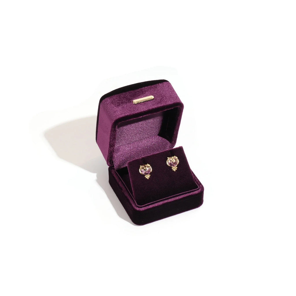 High Grade Retro Velvet Jewelry Organizer Box Ring Earrings Bracelet Necklace Storage Gift Jewelry Packaging Case