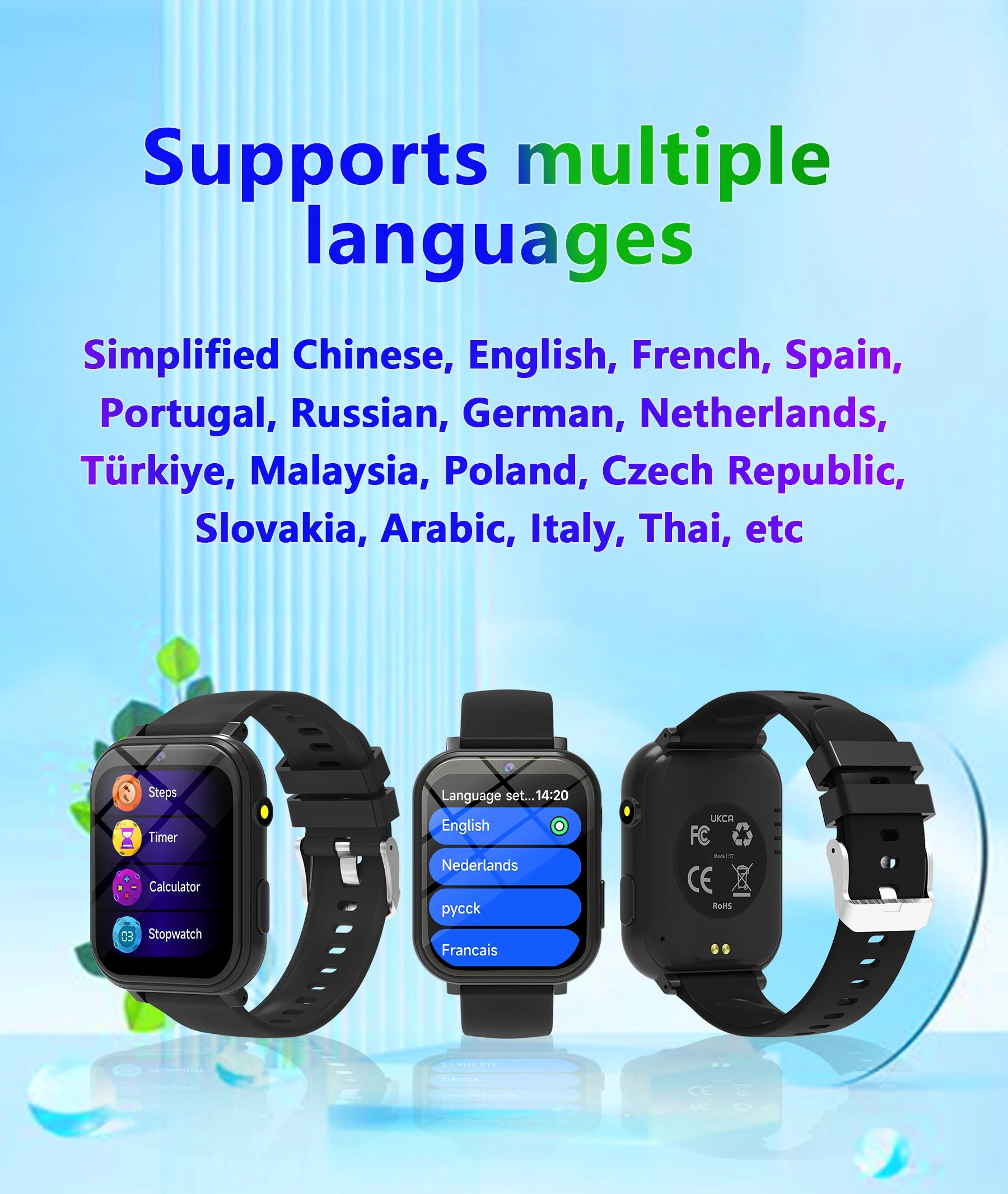 Kids Smart Watch with Camera for Boys Girls Age 4-12 Educational Game Watch Pedometer Alarm Flashlight Birthday Gifts Funny Toy