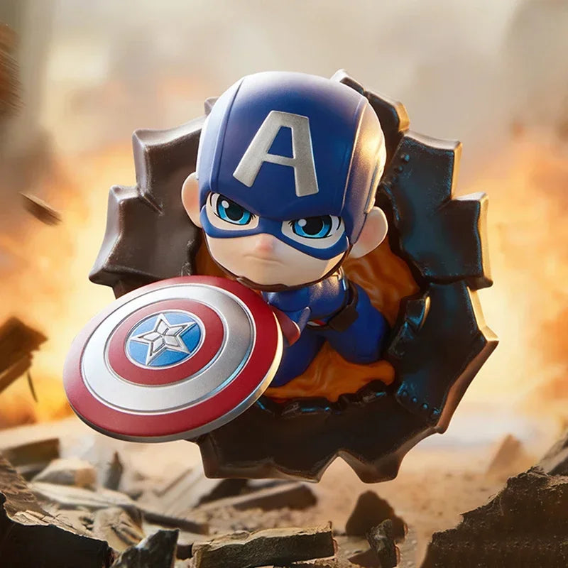 POP MART MARVEL Across The Infinite Series Original Blind Box Surprise Mystery Box Guess Bag Toys Doll Cute Desktop Ornaments