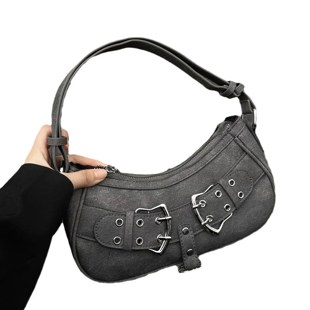 Sweet and Cool Spicy Girl Fashion Niche Underarm Bag High-end Feeling Bag for Women 2024 New Casual Versatile Shoulder Bag