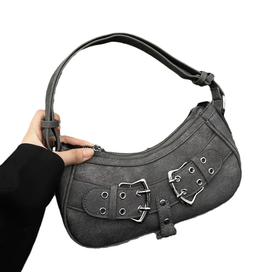 Sweet and Cool Spicy Girl Fashion Niche Underarm Bag High-end Feeling Bag for Women 2024 New Casual Versatile Shoulder Bag