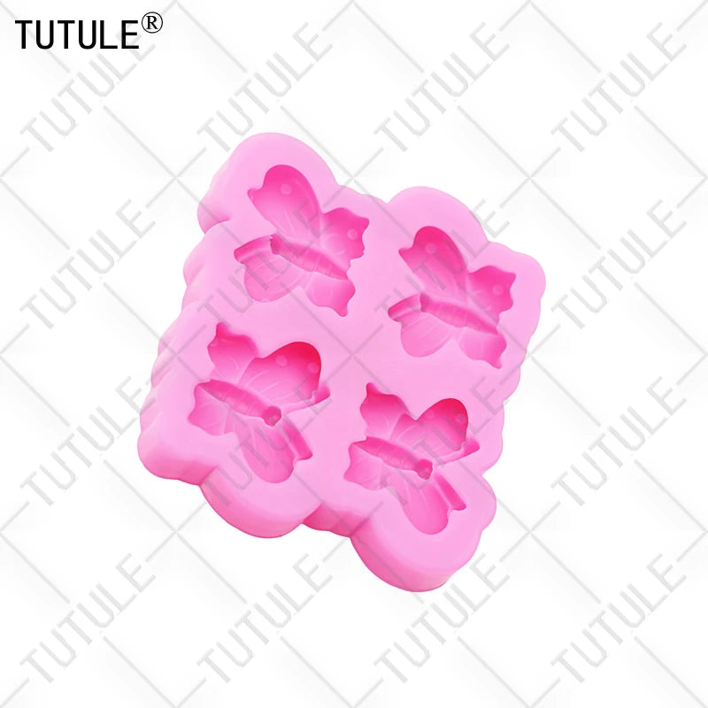 3D Honeybee Keychain Earrings Silicone Mold DIY Honeybee Clay epoxy resin Accessories Silicone Moulds cake Chocolate Molds