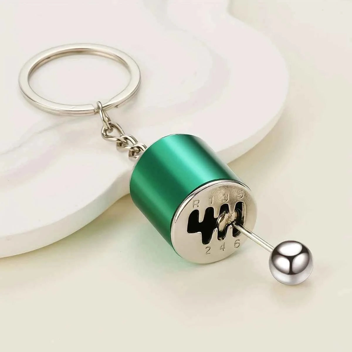 1 piece men's creative car modification shift keychain stress toys desk toy  anti anxiety stress reliever toys