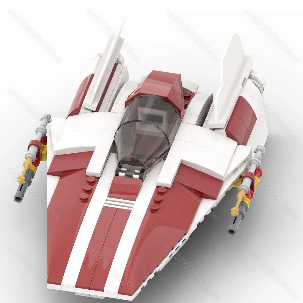 NEW star battle Movie MOC A-wing space fighter Model DIY creative ideas Christmas Child Toy Assembly Puzzle birthday Gift
