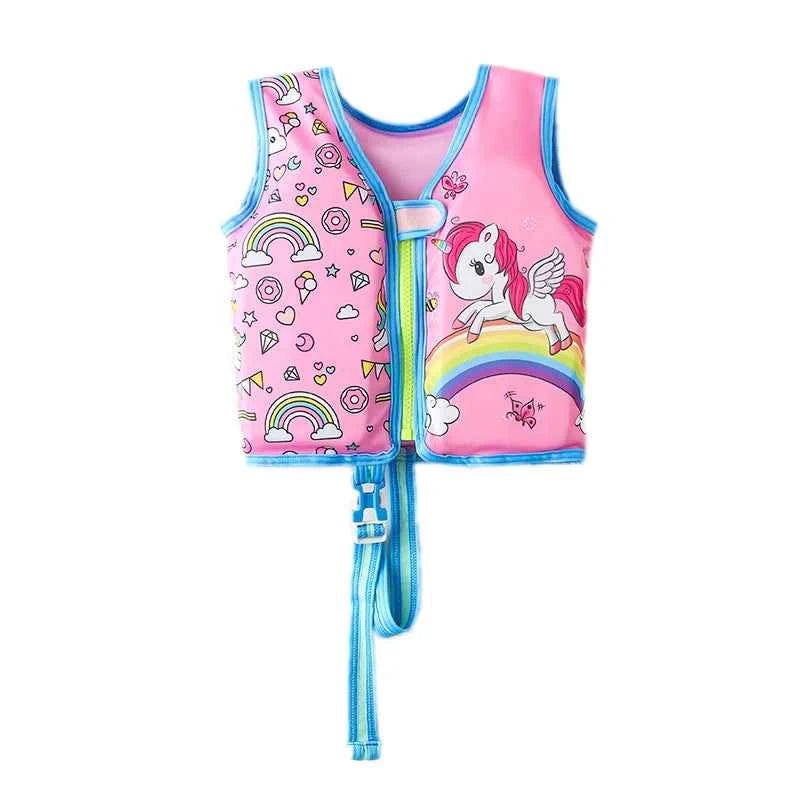 Baby Swim Buoyant Vest Kids Learn Swimming Child Swim Trainer Boy Girl Cute Float Swimsuit Swimming Pool Accessories