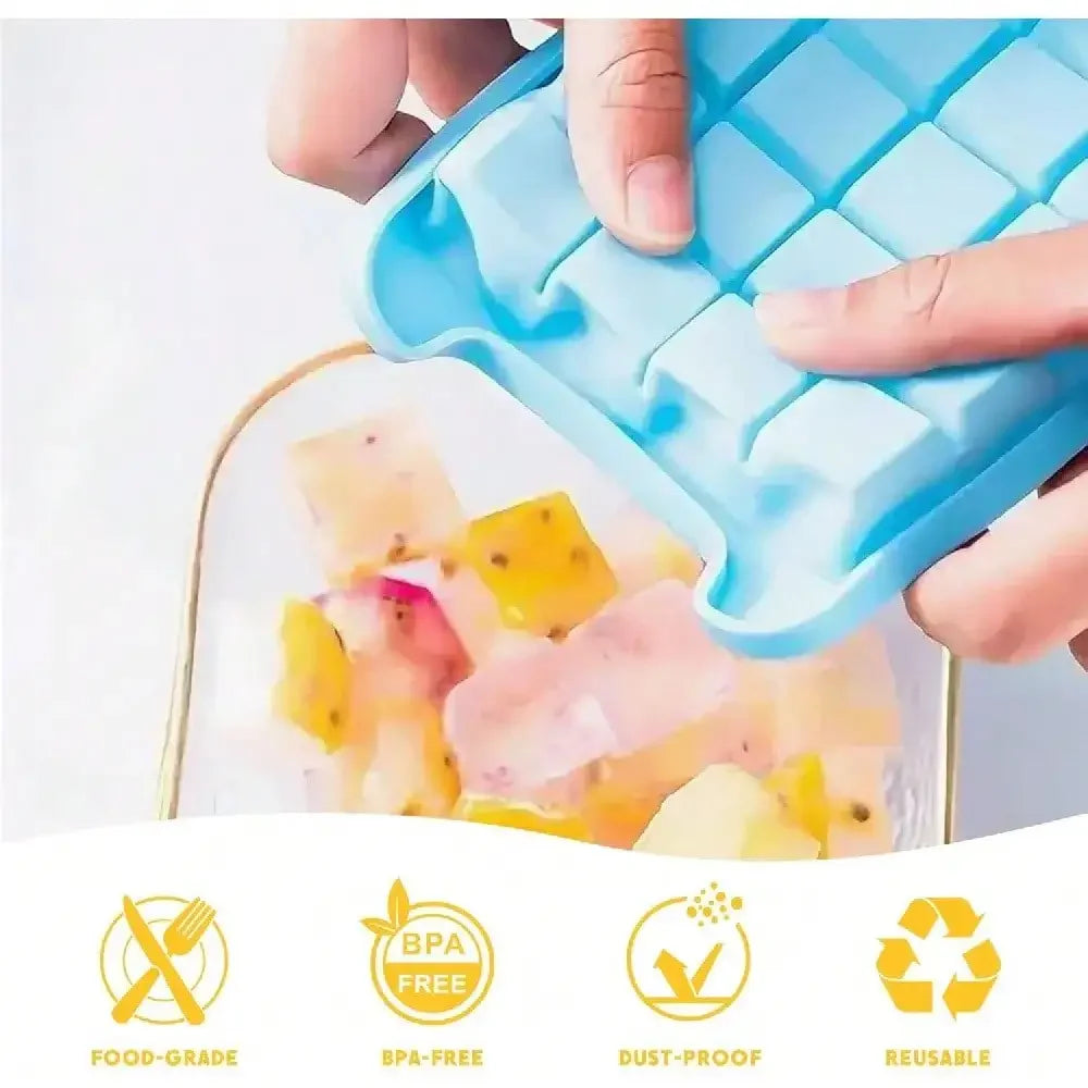 1PCS 20-Compartment Honeycomb Ice Cube Tray, Silicone Ice Maker, Reusable Ice Cube Mold, Suitable For Beverages, Coffee, Whiskey, Cocktails, And Homemade Cold Drinks.