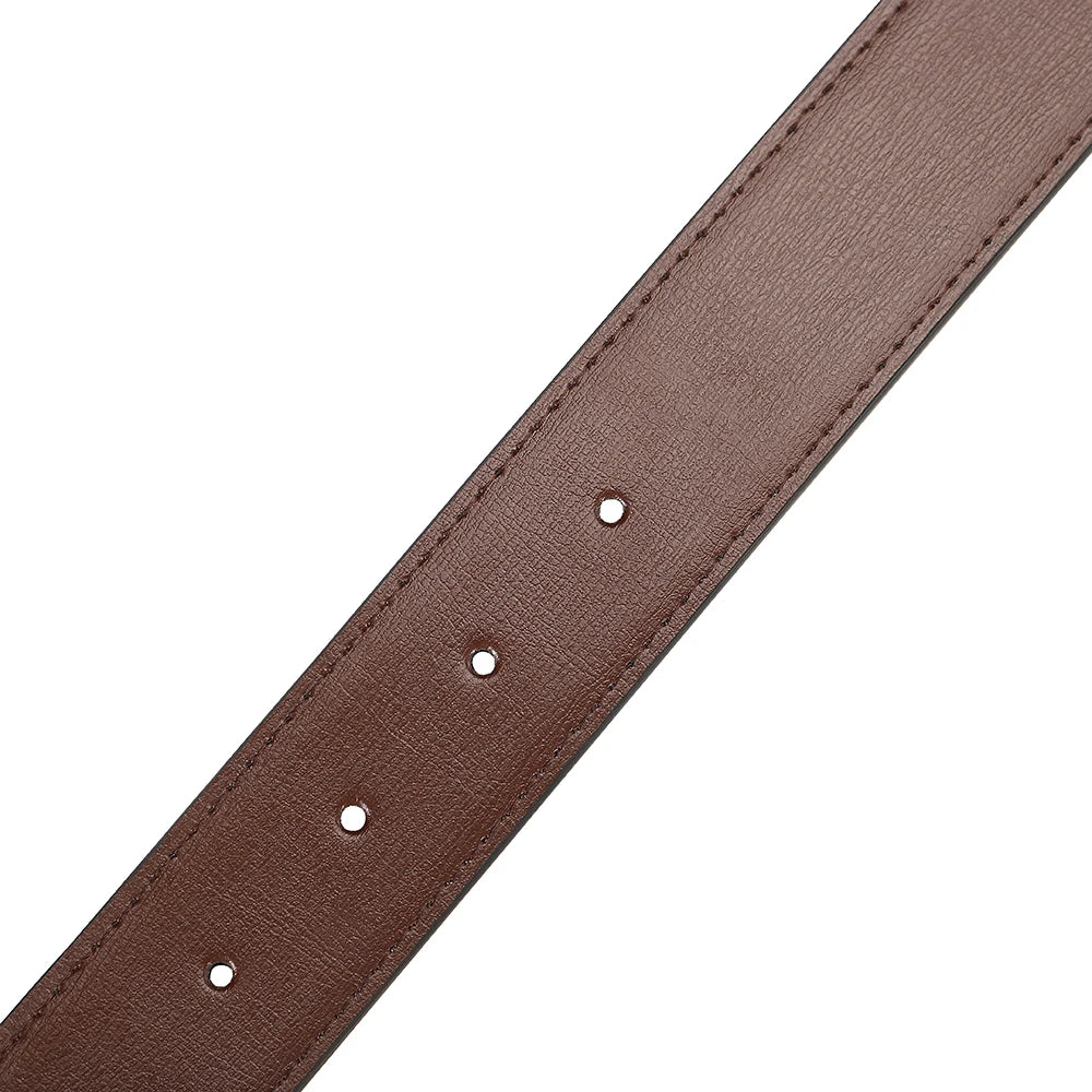 Reversible Pin Buckle Men's Belts Real Leather Male Belt for Man High Quality Designer Fashion Jeans Waist Strap Luxury Business