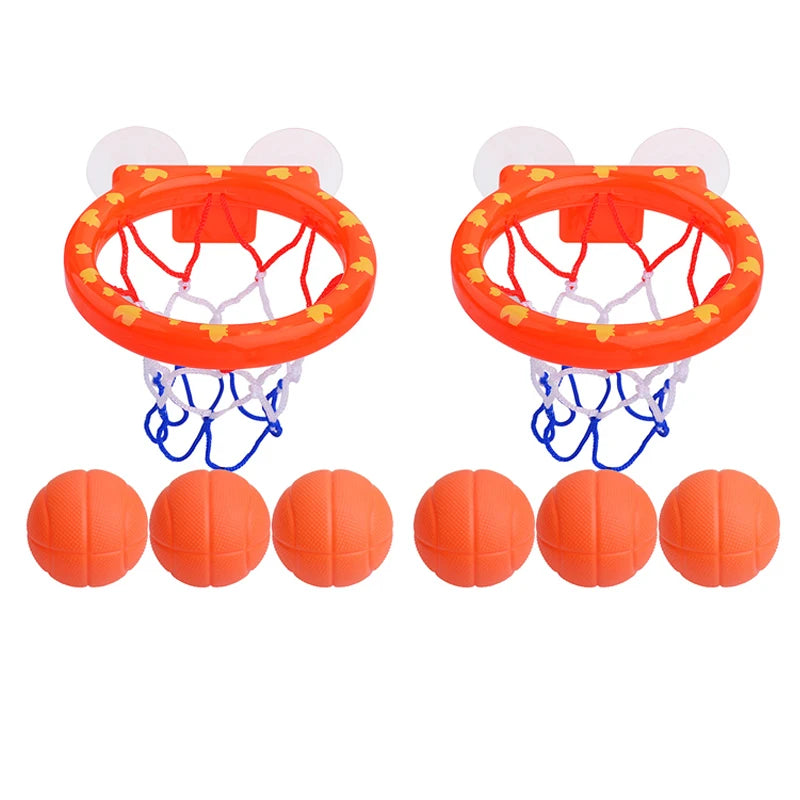 Kids Shooting Play Set 1 Plastic Basket With 3 Mini Plastic Basketballs Funny Practice shooting Toys For Girl Boy Gift