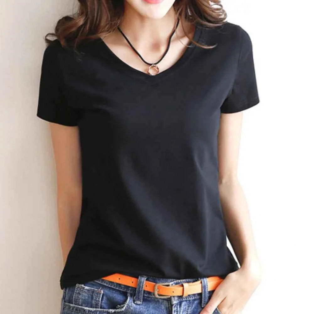 O Neck V Neck Long Sleeve Shirt Women Winter Bottoming Crop Tops Black Casual  Slim Basic Velvet Heating Fiber Thermal T-Shirts