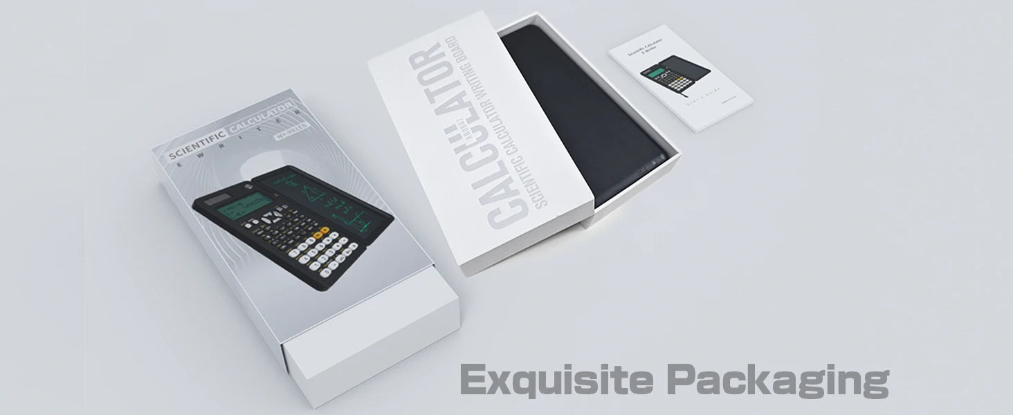 Scientific Calculators for Students 991ES Office Calculators Desktop 4-Line Display Calculator with Erasable LCD Writing Tablet