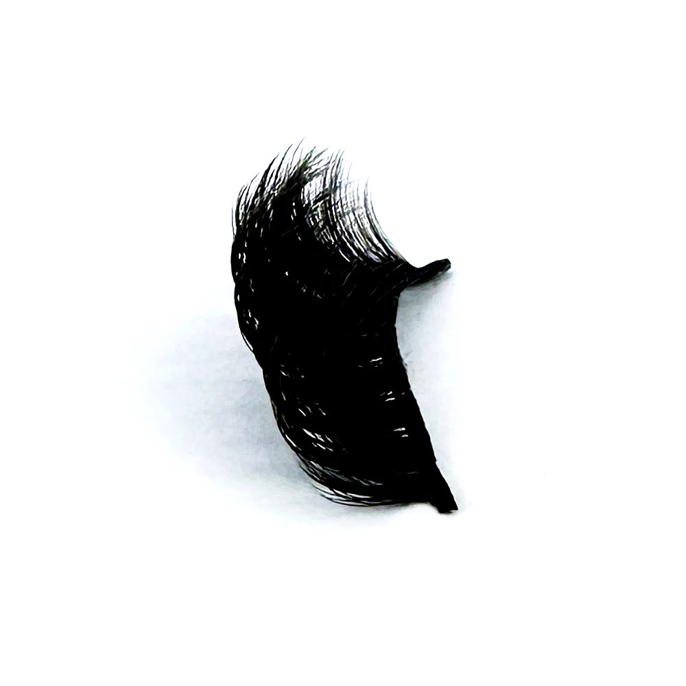 Cat Eye Eyelashes 3D Natural False Lashes D Curl Fluffy Soft Cross 5 Pairs Manga Lashes Wispy Natural Eyelash Extension Makeup