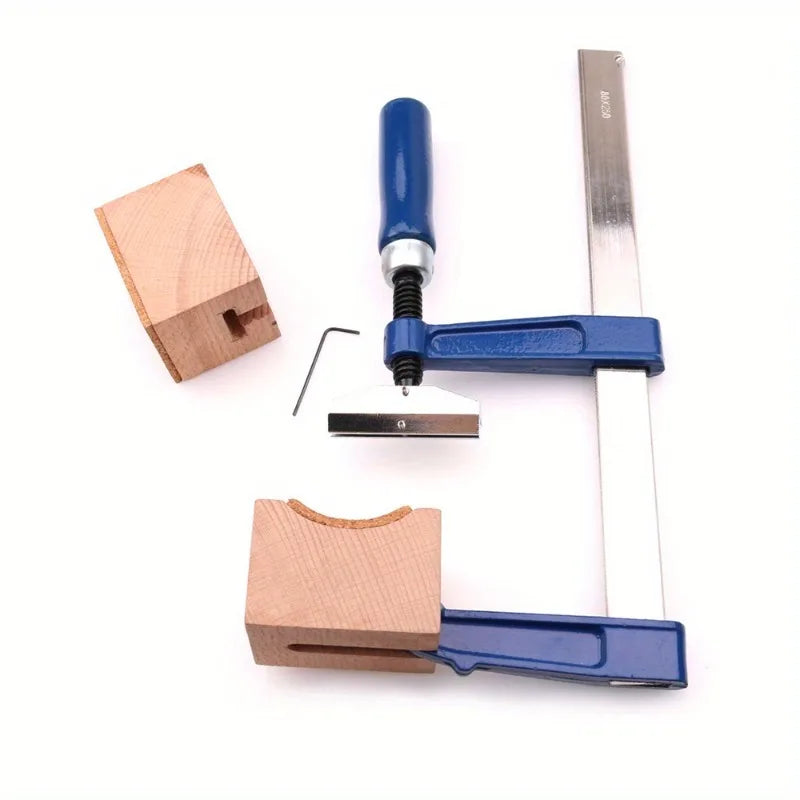 1 PC Guitar Bass Fretting Tool Fingerboard Fretboard Press Tool with Wooden Blocks and Mini Wrench Luthier Tools Accessories Kit