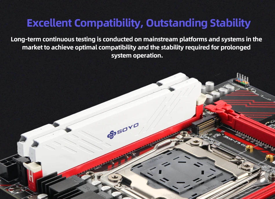 SOYO Memoria Ram DDR3 8GB Desktop 1600 Mhz DIMM Memory Module Ram For Intel & AMD 64Bit 240Pin 1.5V PC3-12800 PC Gameing