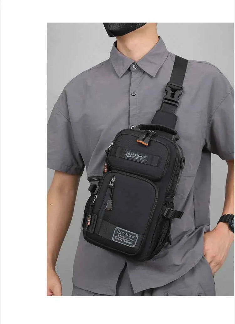 Fashion Men's Waist Packs Chest Bag High Quality Oxford Crossbody Bags For Men Fashion Casual Men Bag Handbag Male Chest Pack