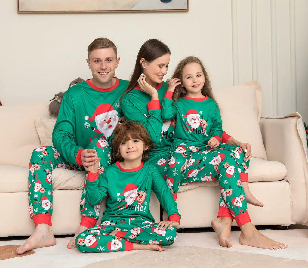 Christmas Family Pajamas Set 2025 Xmas Matching Outfit Adult Kids Women Pyjamas Clothes Mother And Daughter Father Son Sleepwear