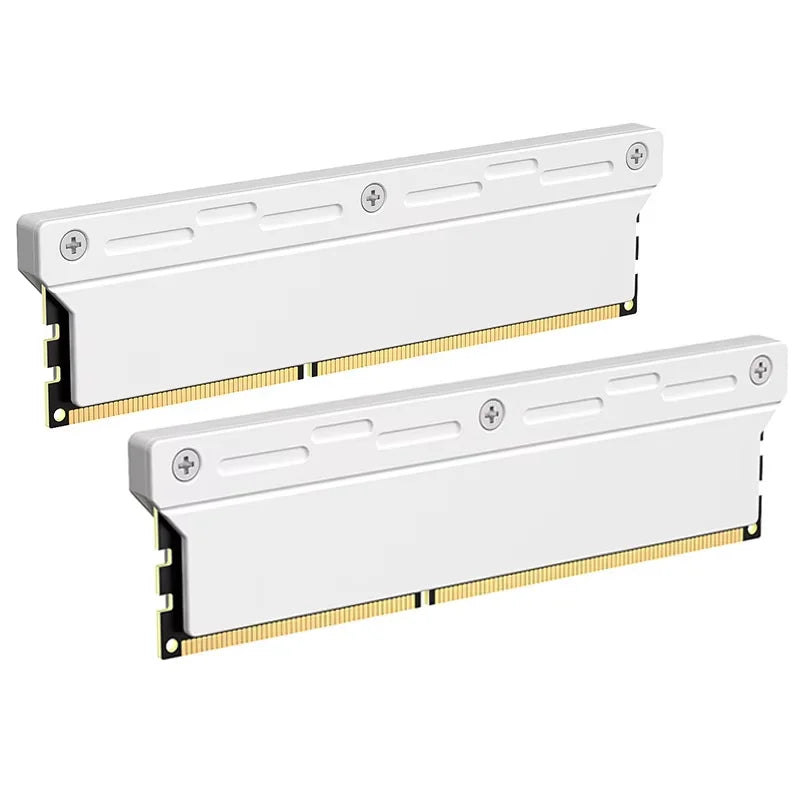 Computer RAM Memory Heatsink Cooler with Thermal Conductive Pad for Desktop PC Memory DDR2/DDR3/DDR4/DDR5