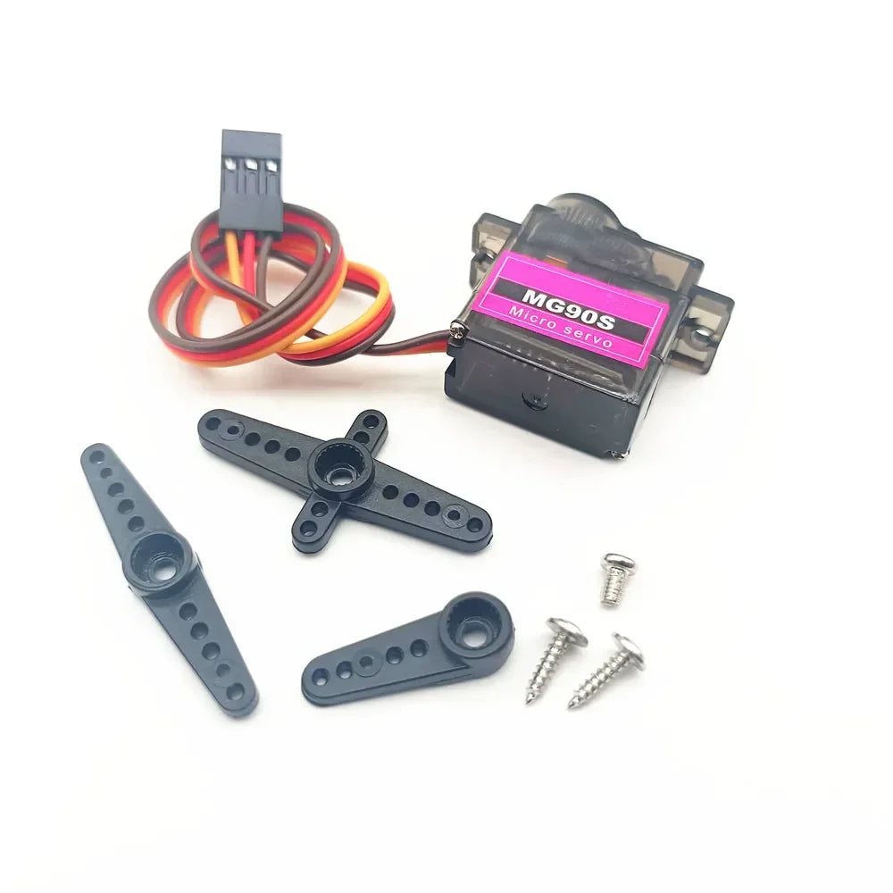 Servo Metal Gear for Model Helicopter Boat For Arduino DIY Toy Airplane Fixed Wing Helicopter 90 180 360 SG90 MG90S MG995 MG996R