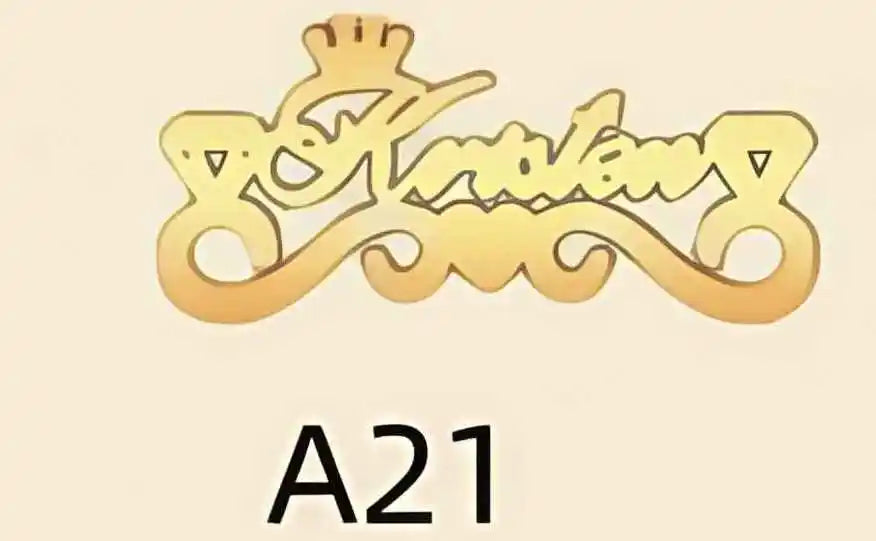 Jeshayuan Custom Bling Name Necklace Personalized Necklace Women Name Necklace Baby Name Necklace Nameplate Jewelry Gift