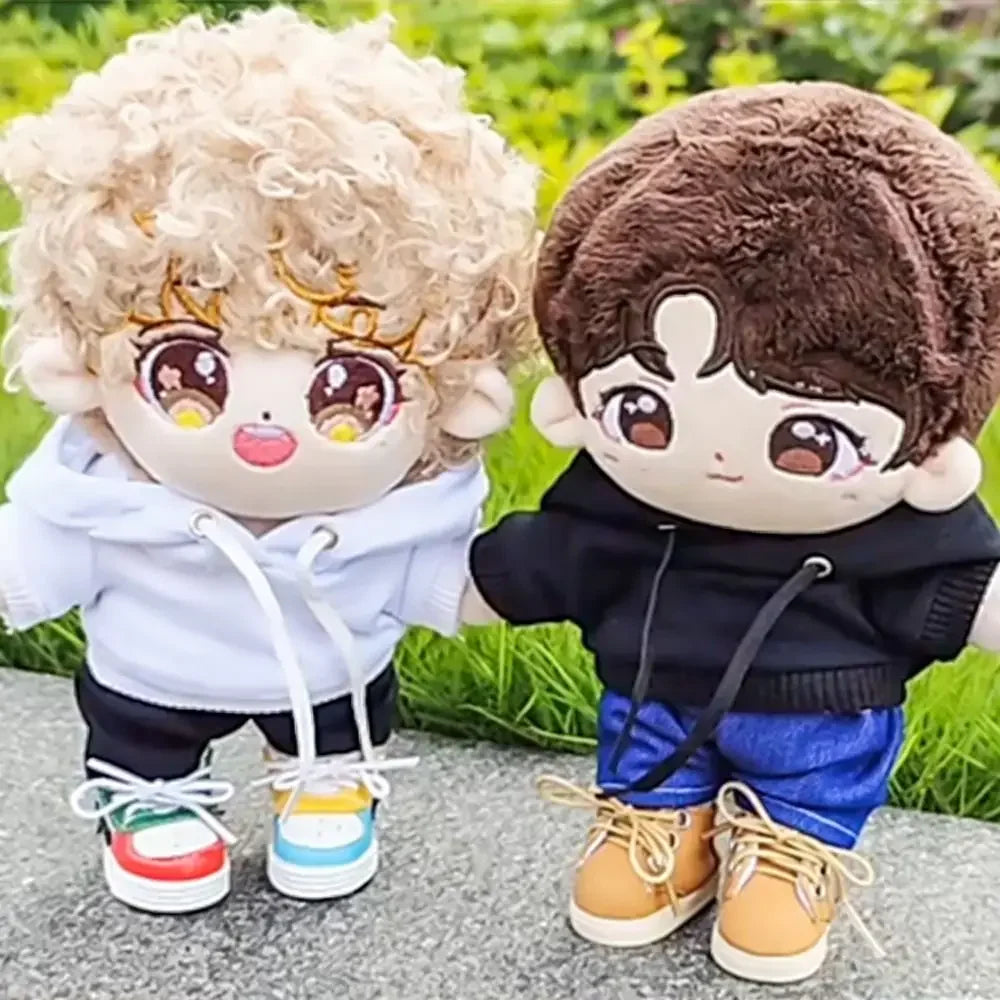 New Multicolor Handmade Hoodies For 10cm Cotton Dolls Fashion Casual Wear Sweatshirt Outfits Cute Dolls Tops Dolls Accessories