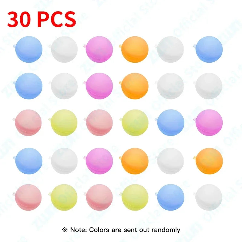Reusable Water Balloons Toys Quick Fill Sealing Water Bomb for Summer Games Adults Outdoor Activities Toy Gifts
