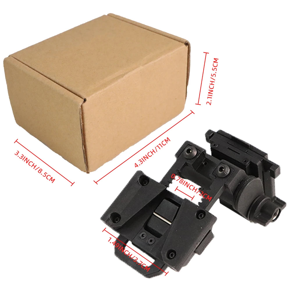 BOOIU New L4G24 NVG Tactical Helmet Mount Metal/Nylon Holder Bracket For PVS15/18  Goggles Night Vision Stent Helmet Accessories