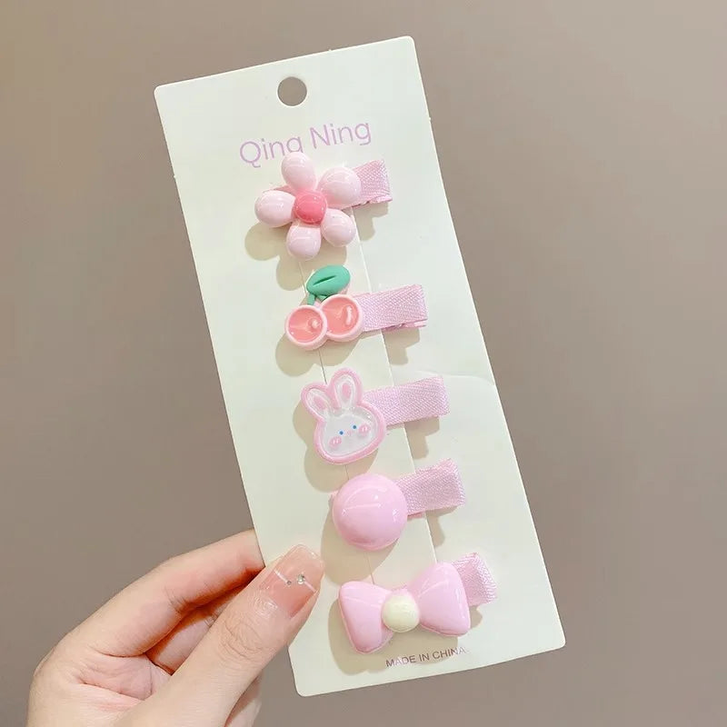 Cute Baby Hair Clip Baby Does Not Hurt Hair Clip Children's Hair Accessories Girls Side Bangs Hair Clip Headdress.