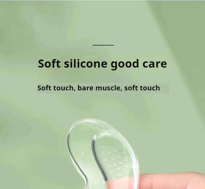 Silicone Heel Protectors High Heels Heel Stickers Adjustable Size Adhesive Anti-slip Insoles Pain Relief Foot Care Products