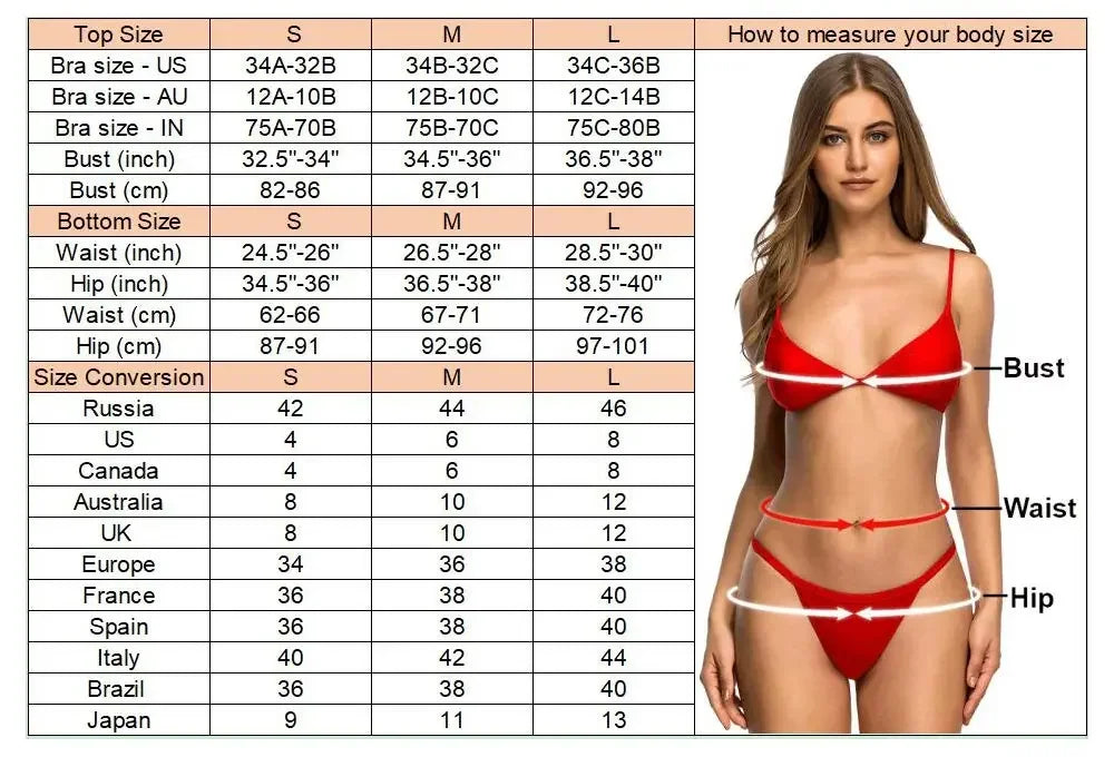 2027 Fashion Brazilian Flag Women Two Piece Bikini Set G String Thong Swimwear Sexy Beach Pool Vacation Swimsuit for Female