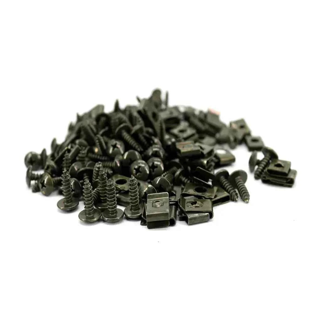 Heavy duty u profile self tapper screws for sheet metal 100 count suit for car bike and general mechanical fixing