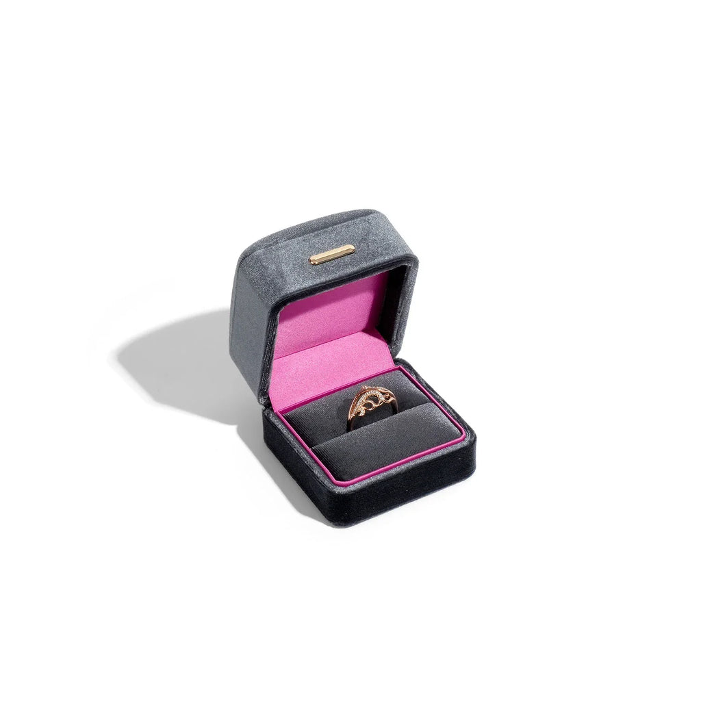 High Grade Retro Velvet Jewelry Organizer Box Ring Earrings Bracelet Necklace Storage Gift Jewelry Packaging Case