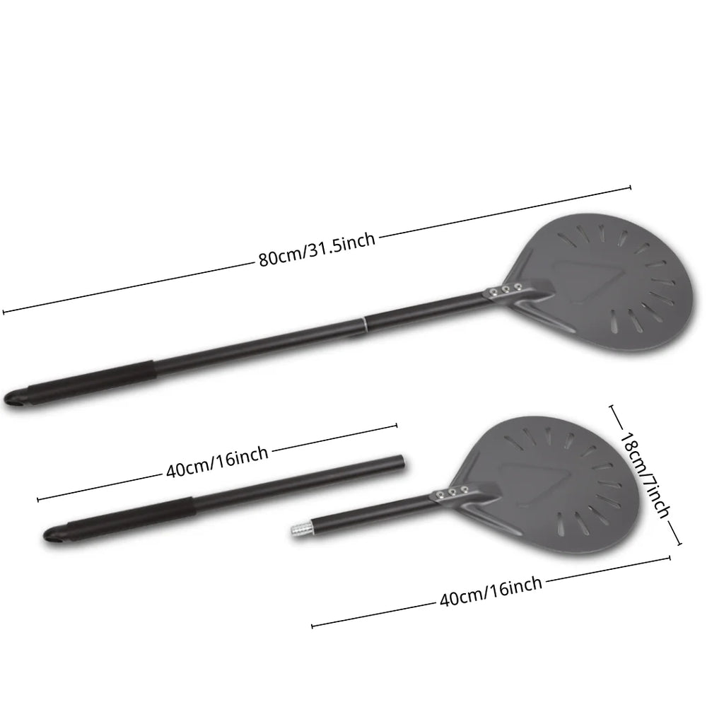 7 8 9 10 Inch Long Pizza Peel AdjustableTurning Shovel Spatula Baking Tool  Kitchen Utensils Nonstick Big Pizza Turner for Oven