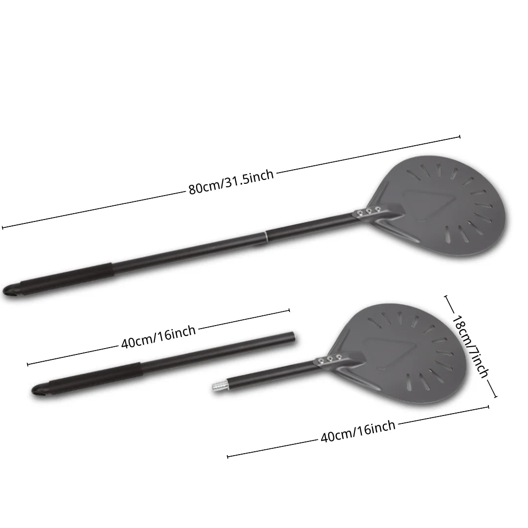 7 8 9 10 Inch Long Pizza Peel AdjustableTurning Shovel Spatula Baking Tool  Kitchen Utensils Nonstick Big Pizza Turner for Oven