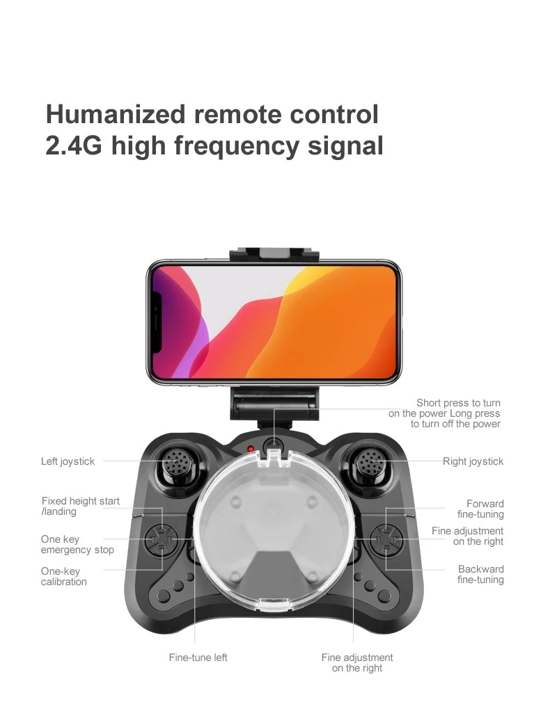 Gold K1 New Mini Drone Remote Control Helicopter - Movie Quality Photography Kids Toy Gift Aircraft