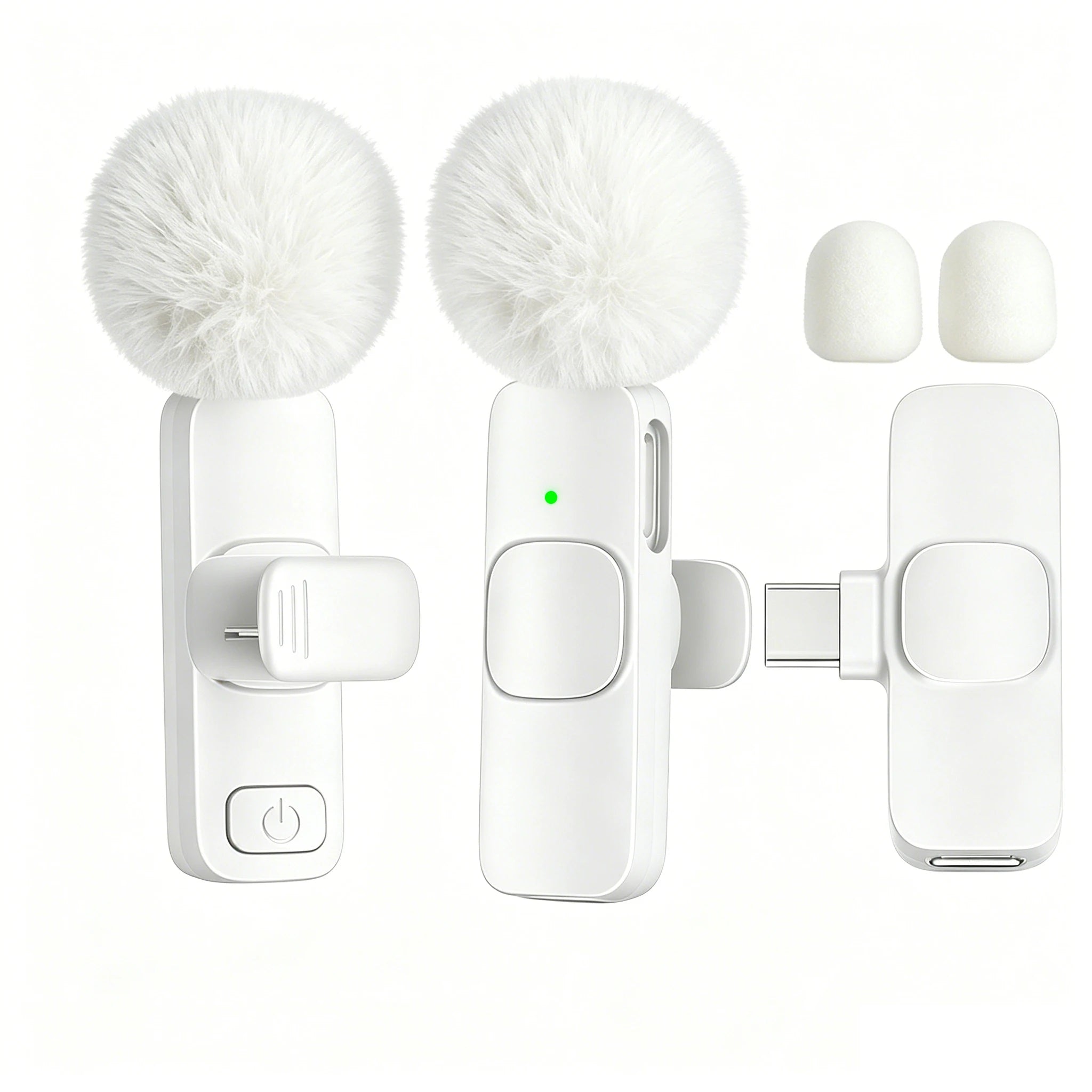 Type-C Port Professional Wireless Lavalier Microphone for Smartphones, Computers, Tablets, Plug and Play