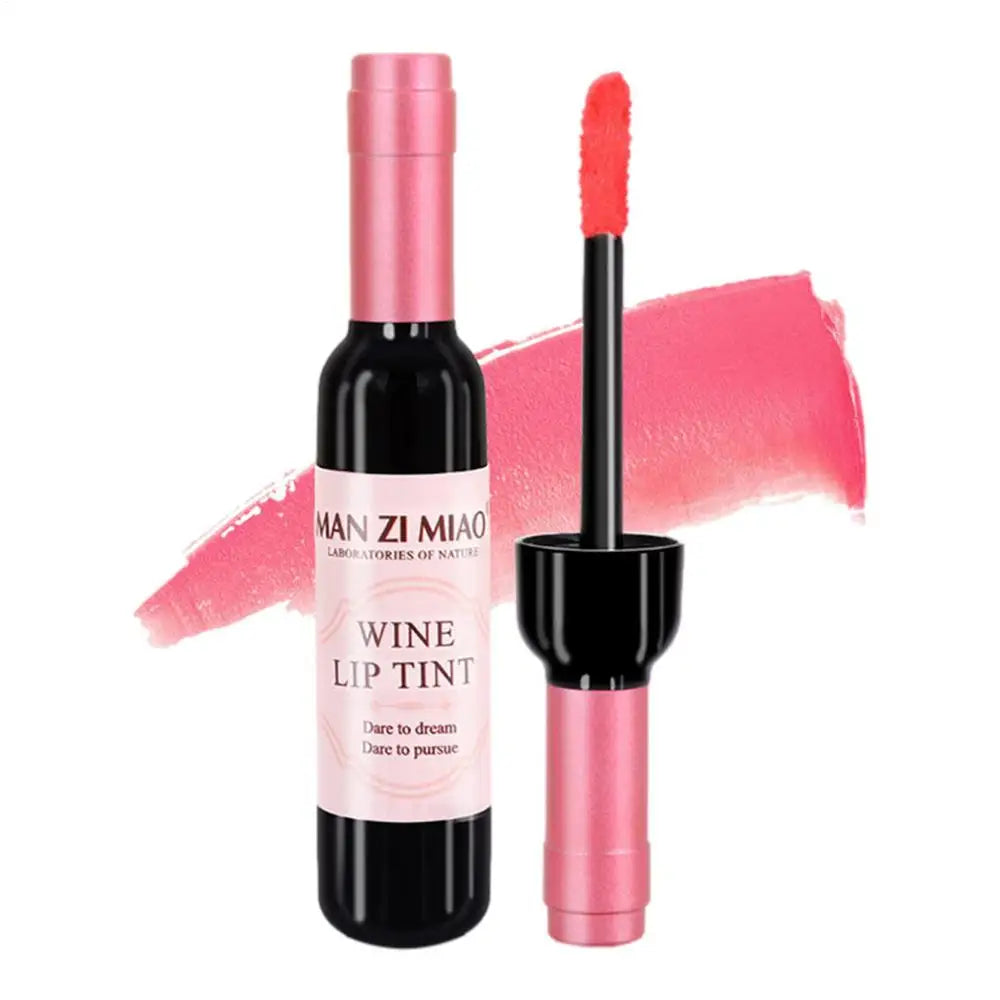 F Color Mini Wine Bottle Lip Tint – Matte, Long-Lasting Stain